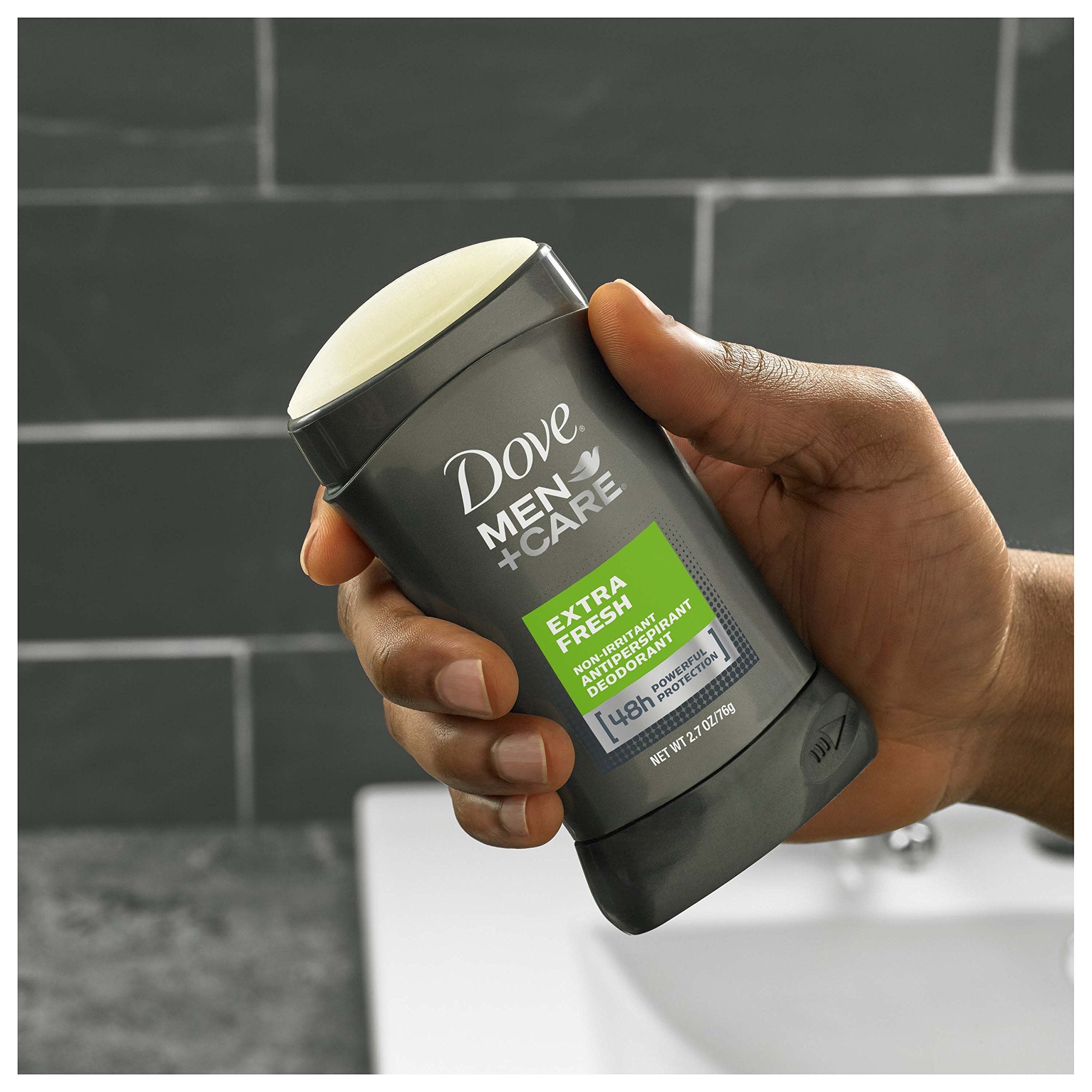 Dove Men+Care Antiperspirant Stick Extra Fresh 2.7 oz, Twin Pack
